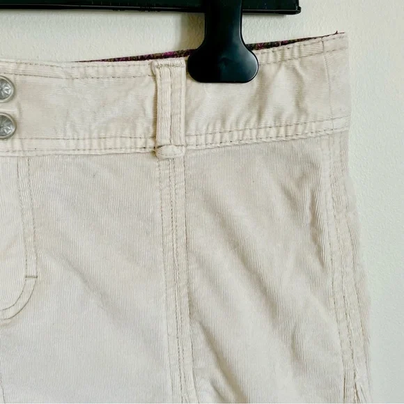 Athleta Corduroy Whenever Flare Mini Skirt in Cream Size 6 EUC - Picture 6 of 12